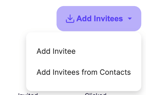 add new invitee