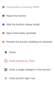 auction statuss