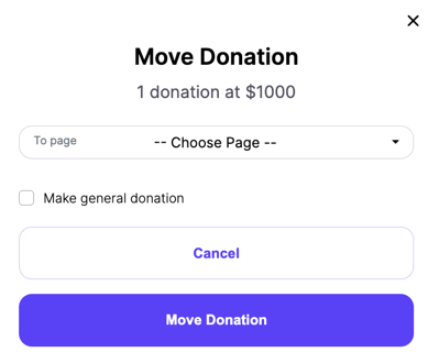 edit donation