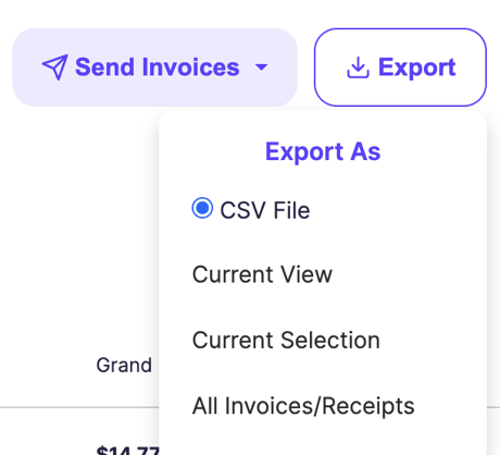 export invoices