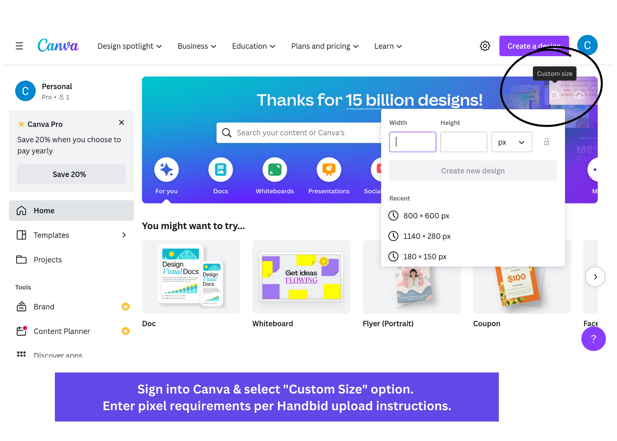 Resize Photos Using Canva